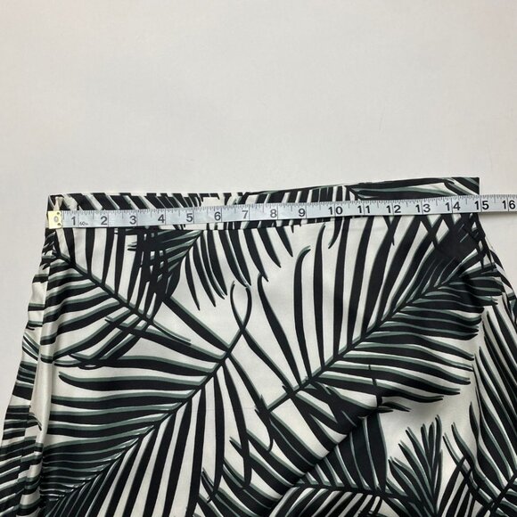 HUGO BOSS Veillana Silk Printed Handkerchief Hem Midi Skirt Size 8 - Picture 5 of 10